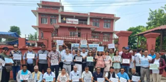 सरकारको स्वेच्छाचारिता विरुद्ध पत्रकारहरु निरन्तर सडकमा