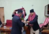 झापा जिल्ला अदालतका प्रमुख न्यायाधीश प्रकाश राउतलाई स्वागत