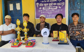 झापाको शिवसताक्षीमा डाँडा स्कुल झुम्म्रो कप २०८३ हुने